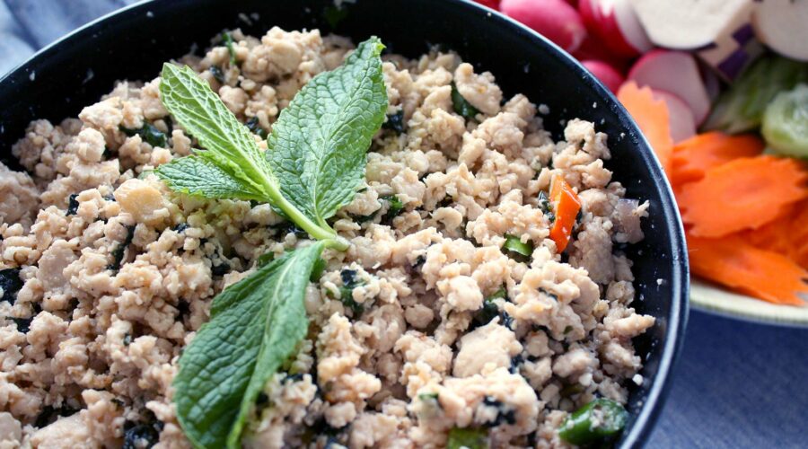 Chicken larb